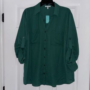 Maurices Green Blouse